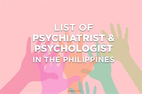 psychiatrist bgc|List of Suggested PH.